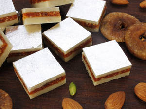 Kaju Anjeer Burfi