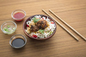 Fried Rice With Manchurian