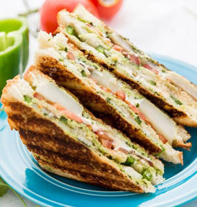 Veg Club Grilled Sandwich