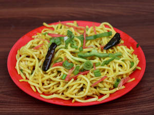 Veg Singapore Noodles