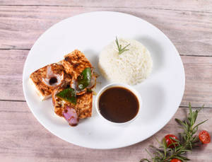 Grilled Paneer With Herb Rice