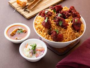 Chicken 65 Bucket Biriyani 6 - 7 Persons