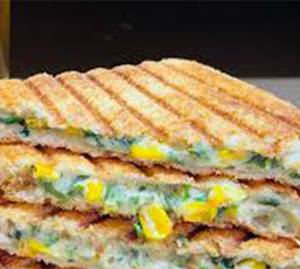 Cheese And Corn Grill Sandwich 