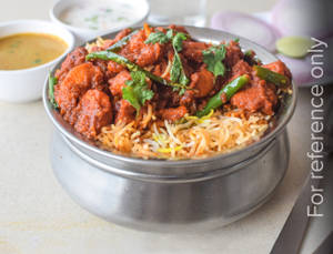 Fry Piece Chicken Biryani (Bone)