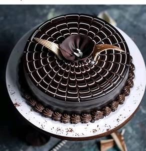 Eggless Zebra Chocolate Cake ( 680 Grams) ( 1.5 Lbs)