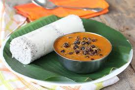 Puttu with kadala curry