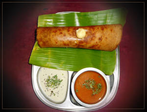 Masala Dosa With Butter