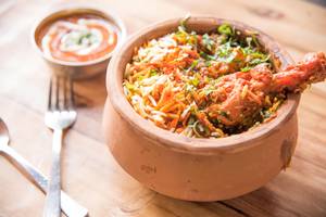 Handi Chicken Malai Tikka Biryani