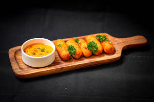 Leeks And Pepper Cheddar Croquettes