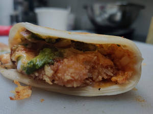 Crumb Fried Chicken Wrap