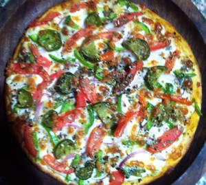 7" Small Mexican Green Wave Pizza (1 Serve)