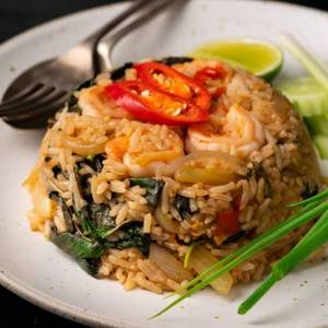 Khaophad Thai Basil Fried Rice Exotic Veg /Chicken / Prawns
