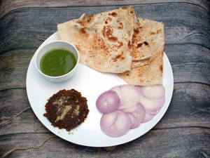 Veg Kebab + Paratha