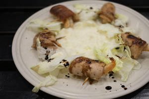 Chicken Salami Wrapped Prawn