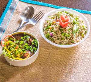 Veg Manchurian + Veg Fried Rice