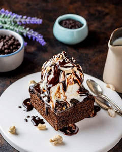 Brownie Ice Cream Sundae