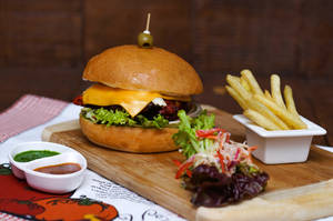 Chicken Tower Burger
