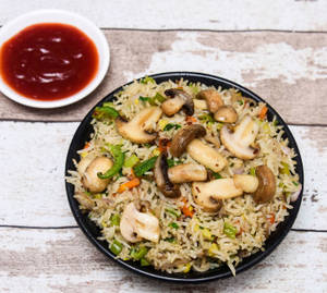 Mushroom Fried Rice