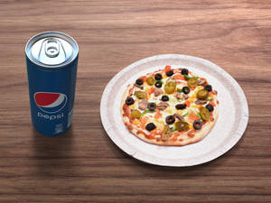 7"" Mexican Delight Pizza + Cold Drink (250ml)(Small)
