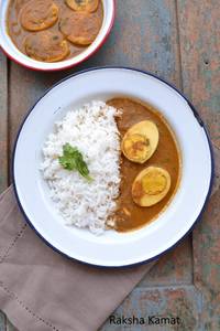 Rice With Egg Curry ( 2eggs)