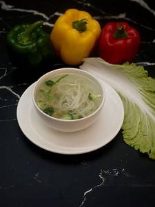 Vegetable And Noodle Clear Soup