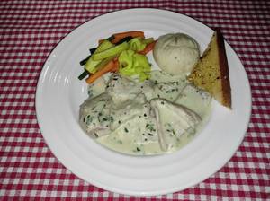 Poached Chicken (Steaks)