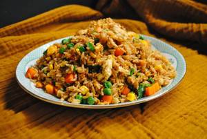 Veg. fried rice [full]