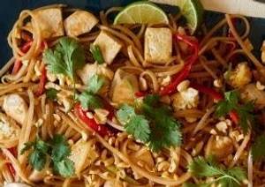 Pad Thai Rice Flat Basil Noodles Veg/Chi/Mix