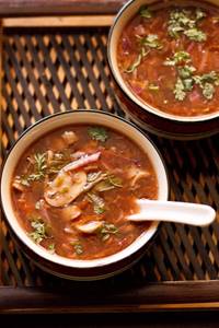 Hot and sour mushroom soup                