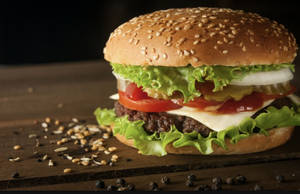 Veg Burger With Cheese