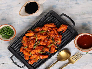Crispy Babycorn In Hot Garlic Sauce