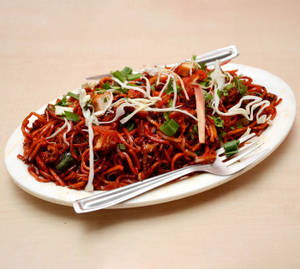 Chicken Schezwan Rice (Per Plate)