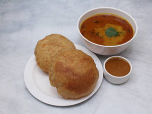 Poori Aloo (Bedmi) (Per Plate) (2 Pcs)