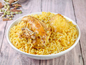 Chicken Biryani with (1Egg 2pcs chicken )