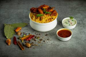Hyderabadi Aloo Dum Biryani