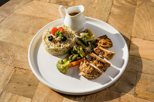 Stuffed Chicken Breast With Wine Demi Glaze (gluten Free)