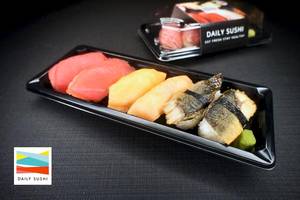 Tuna + Salmon + Eel Combo Sushi - 6 Pcs