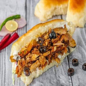 Chicken Arabic Pav Shawarma