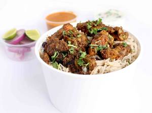 Chicken Fry Biryani Half 