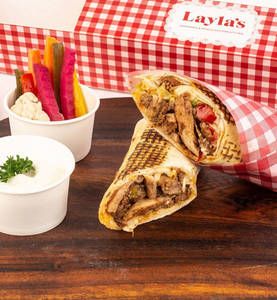 Chicken And Lamb Shawarma Roll