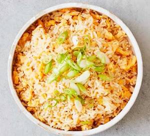 Schezwan Egg Fried Rice Half