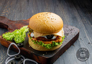 Texas Veg Cheese Premium Burger
