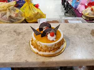 Eggless Butterscotch Cake