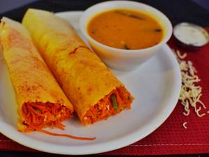 Schezwan Sada Dosa (1 Pc)                         