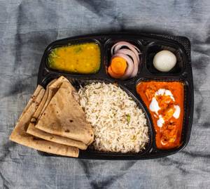 Butter chicken deluxe thali
