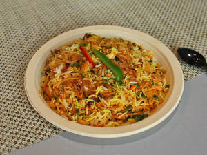 Layer Dum Chicken Biryani