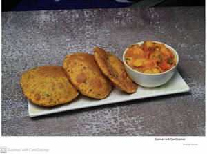 4 Special Missi Dal Atta Puri With Choice Of Aloo Or Channa Sabji