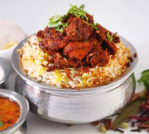 Chicken Fry Piece Biryani Single  