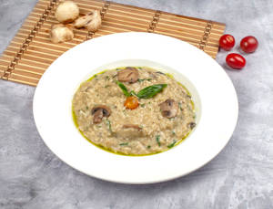 Italian Rice With Mushroom And Parmesan