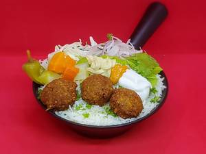 Rice Bowl-falafel Shawarma